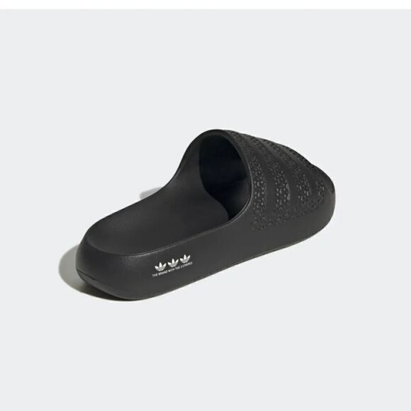 New Adidas Original Womens ADILETTE AYOON ALMOST BLACK GX1979 US W 8 - Picture 2 of 5